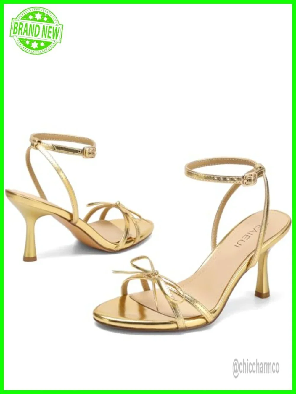 Women's Kitten Heel Sandals Open Toe Strappy Ankle Strap Bow Dress Party Heels